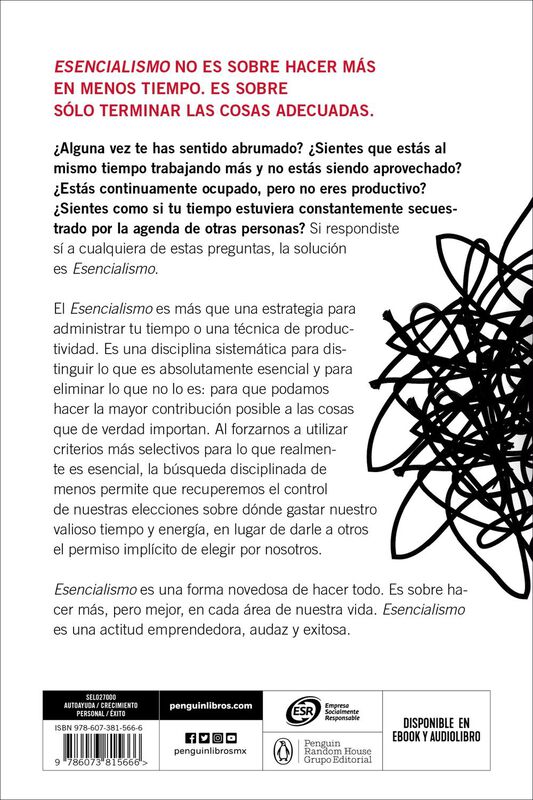 Esencialismo, De Mckeown Greg, Debolsillo, Past... image number null