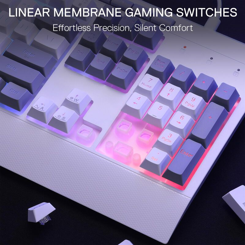 Combo De Teclado Y Rat&oacute;n Para Juegos Redragon S... image number null