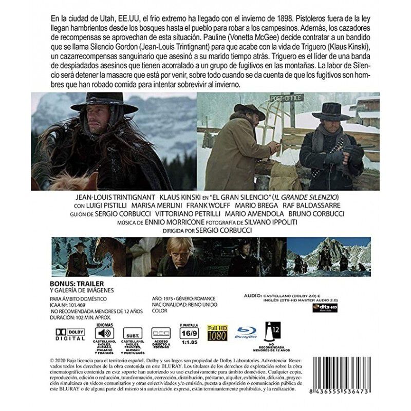 El Gran Silencio [blu-ray] (1968) Il Grande Sil... image number null