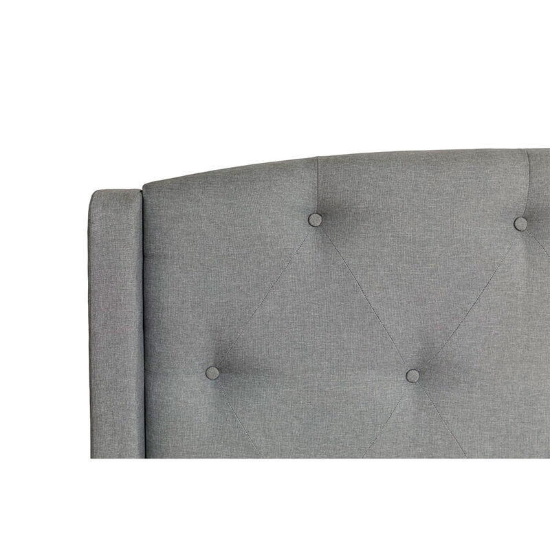 Cabecera Individual Dicasa Zefyr Gris image number null