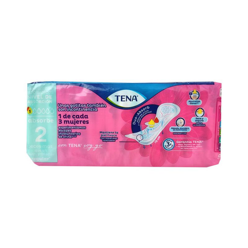 Tena Toallas Lady Discret Duo-absorb 20pzs image number null