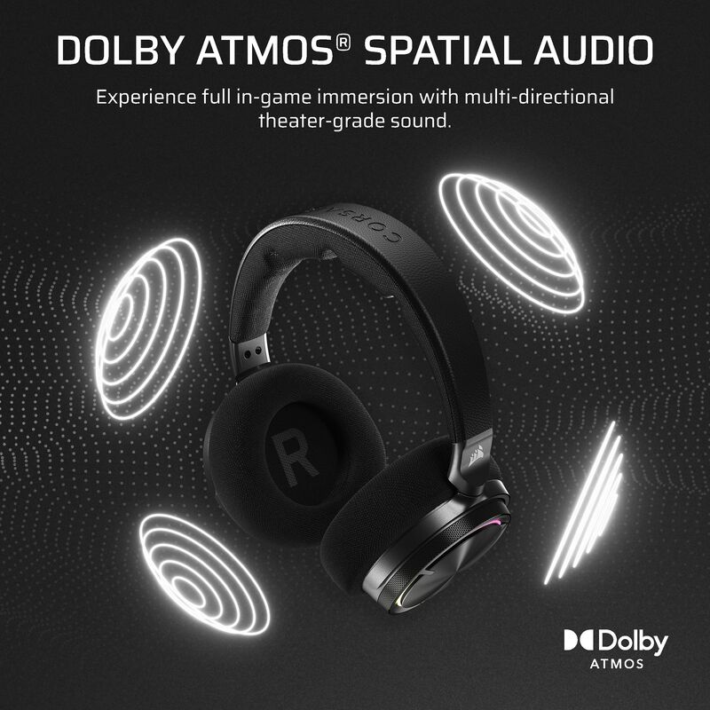 Auriculares Inal&aacute;mbricos Para Juegos Corsair Vi... image number null