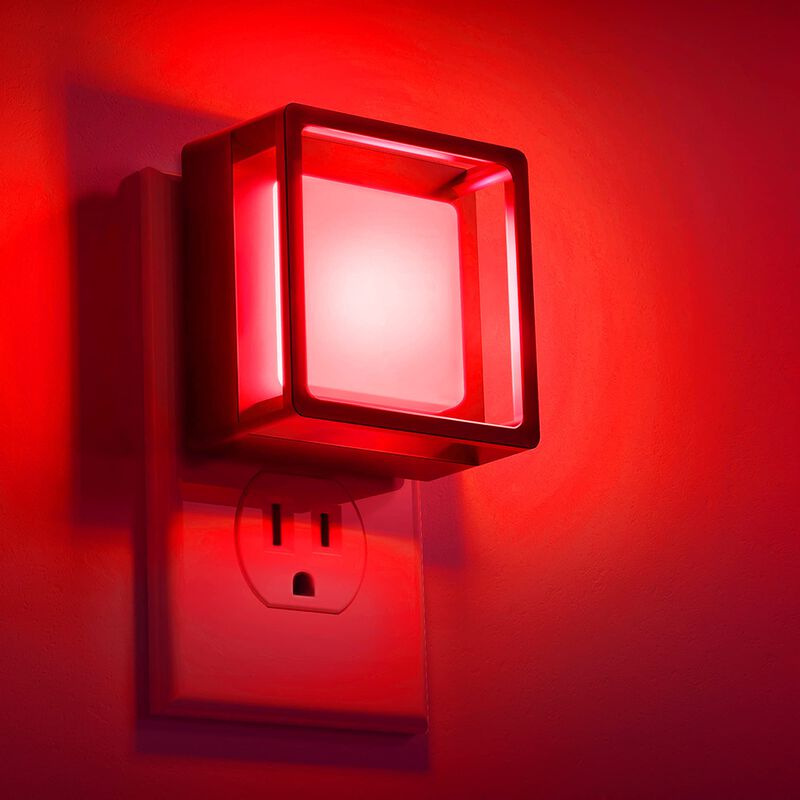 Luz Nocturna Doresshop Red [paquete De 2] Senso... image number null