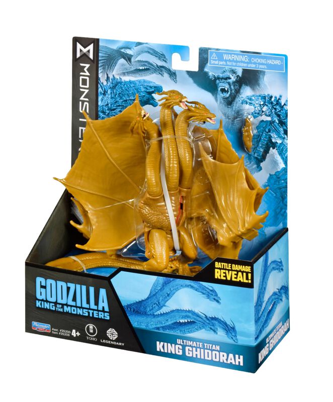 Figura De Acci&oacute;n Playmates Godzilla King Ghidor... image number null