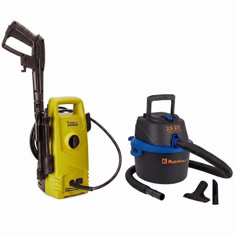 Hidrolavadora Koblenz 1400 Psi+ Aspiradora Kobl... image number null