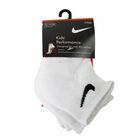 Nike Calcet&iacute;nes cortos, Color Blanco 4-5. paquete de 3 BNK0283
