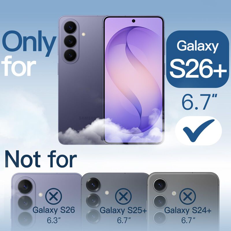 Funda Jetech para Galaxy S26 Plus Violeta Anti-... image number null