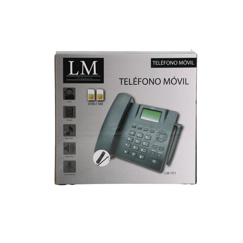 Teléfono inalámbrico con chip LM-751 image number null