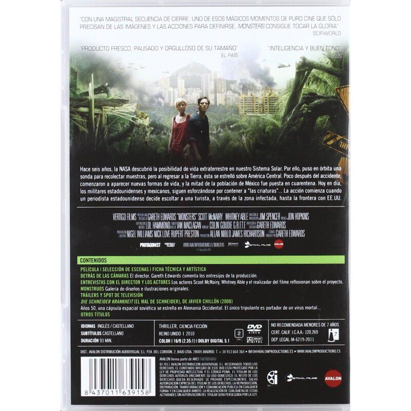 Monstruos (DVD) image number null