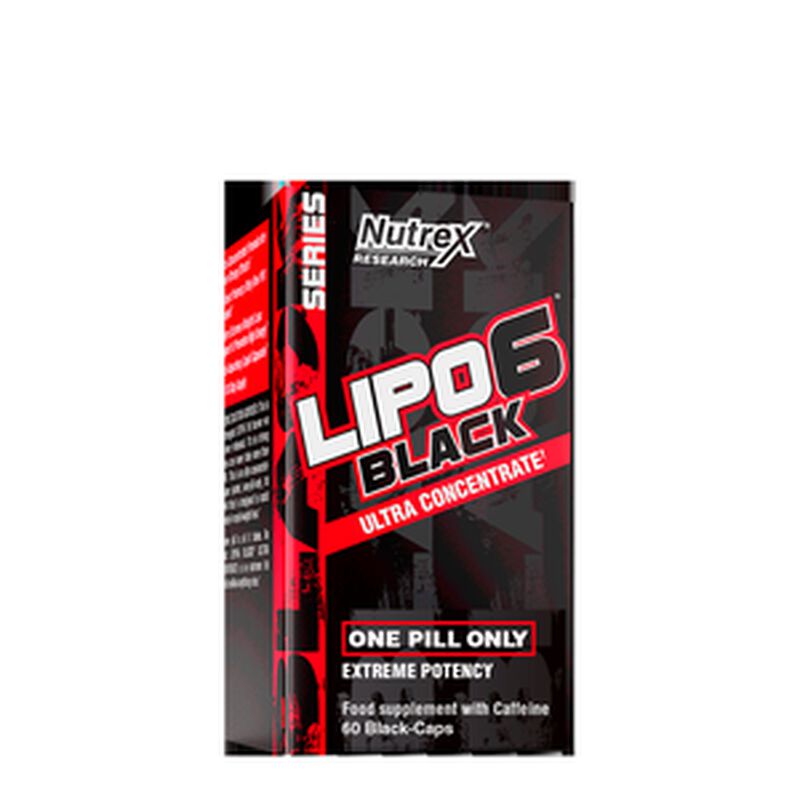 Lipo 6 Black Ultra Concentrate Nutrex 60 Caps. image number null
