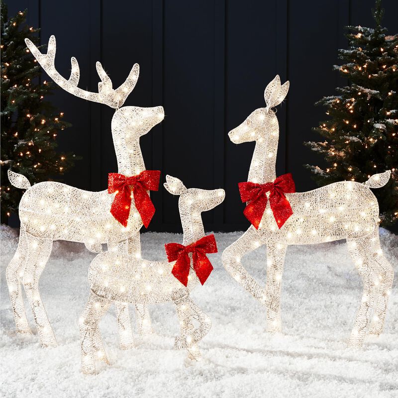Set Christmas Deer Family Best Choice Products ... image number null