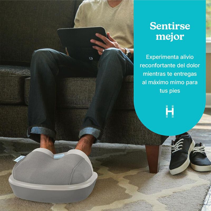 Masajeador de Pies Homedics Shiatsu con Compres... image number null