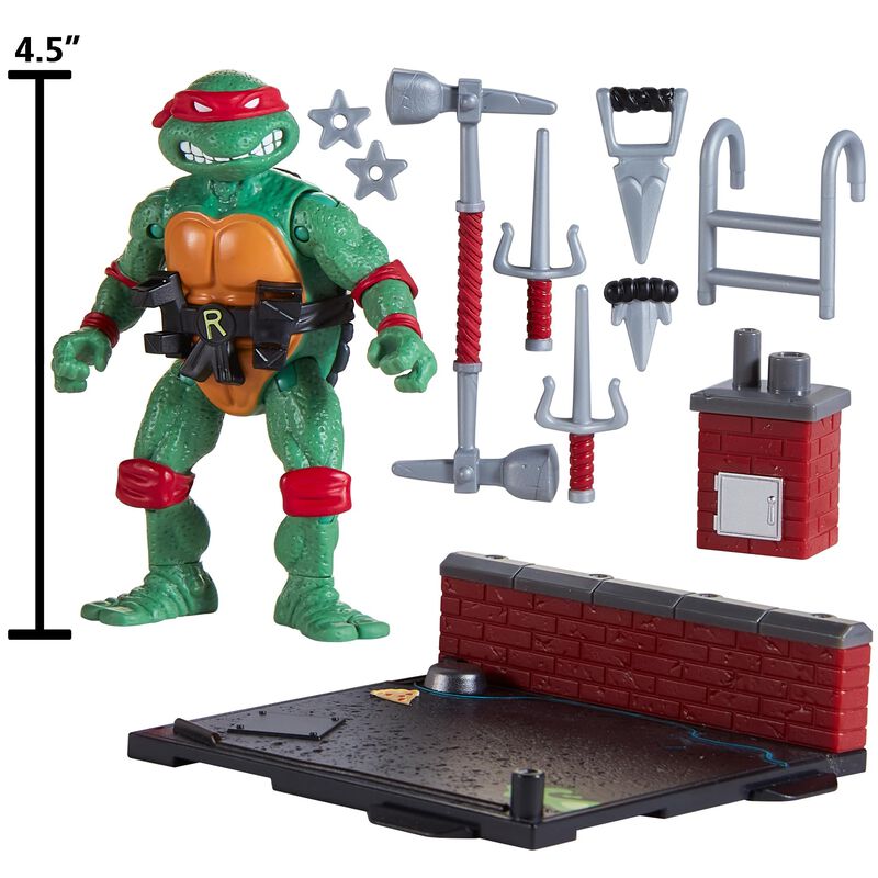 Figura De Acci&oacute;n Tortugas Ninja Raphael 10 Cm image number null