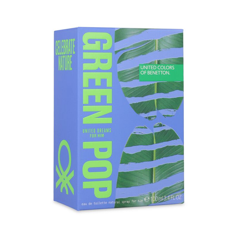 Benetton Green Pop 100ml Edt Spray image number null