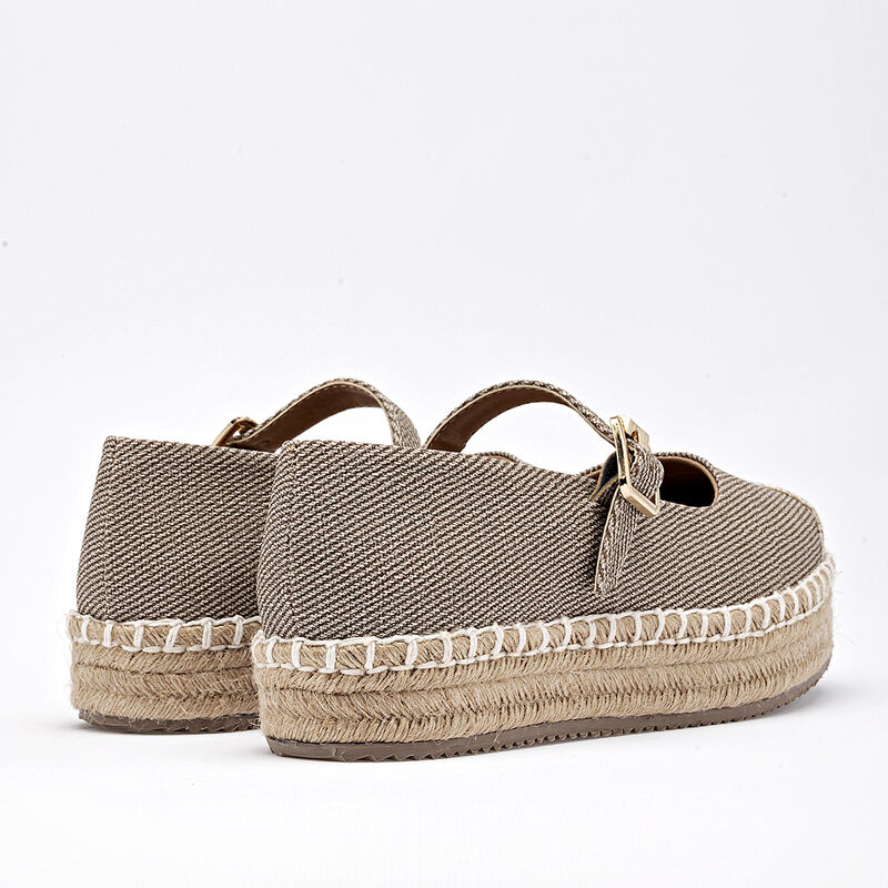Been Class alpargata plataforma para mujer caf&eacute;... image number null