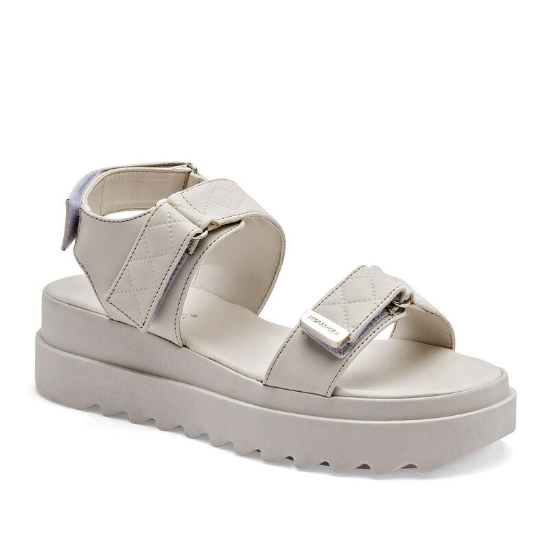 Moramora Sandalia para mujer latte image number null