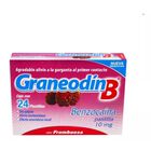 Graneodin B 10mg Sabor Frambuesa Caja Con 24 Tabletas