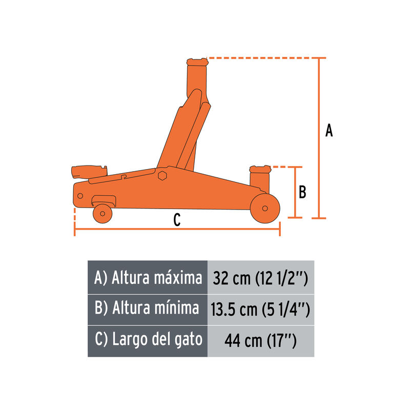 Gato de Pat&iacute;n 2 Ton de 30 Movimientos con Malet... image number null