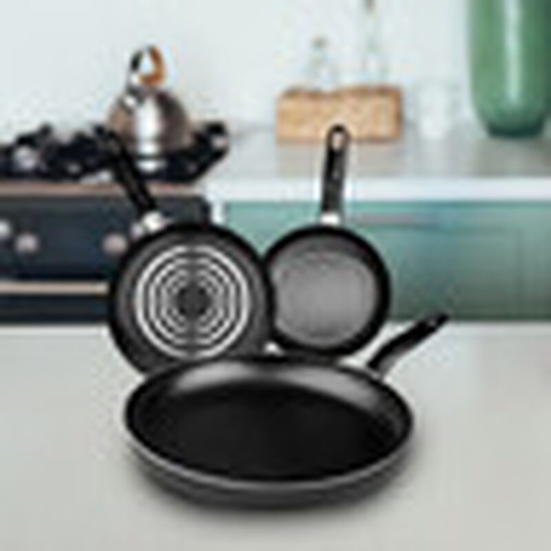 3 Sartenes 20 24 y 30 cm Aluminio T-fal Inicia image number null