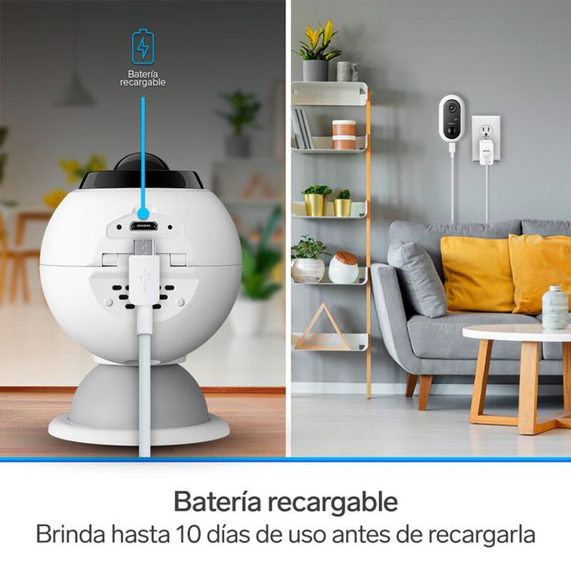 2 C&aacute;maras de seguridad Wi-Fi Full HD fija con b... image number null