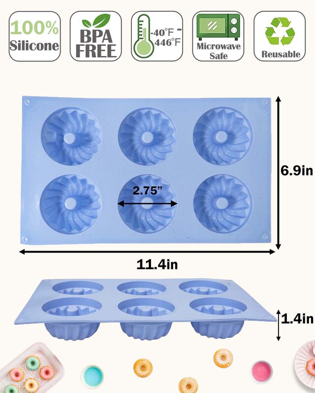 Molde De Silicona Smartkitch De 6 Cavidades Con... image number null