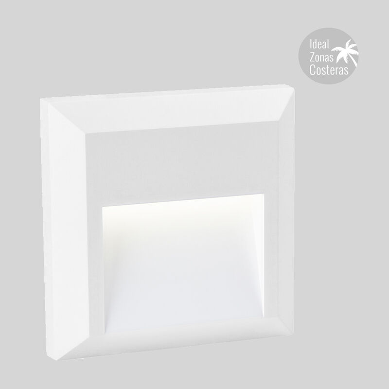 Lampara Muro Led Blanco 1w Luz Blanca Neutra Hl... image number null