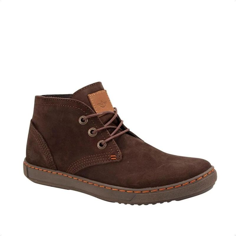 Botin De Piel Dockers&reg; Hombre D223511 Choco image number null