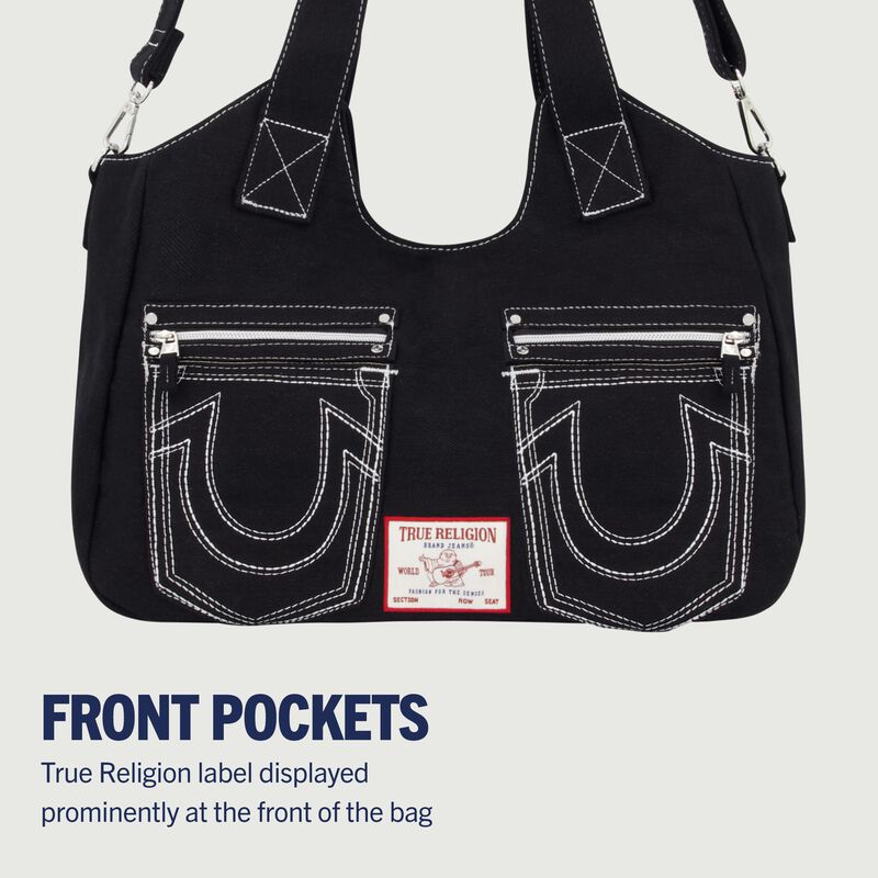 Bolso Tipo Cartera True Religion Para Mujer, Po... image number null