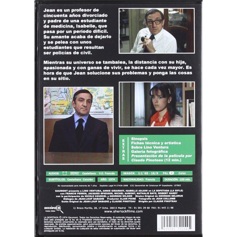 La Bofetada [dvd] (1974) La Gifle image number null