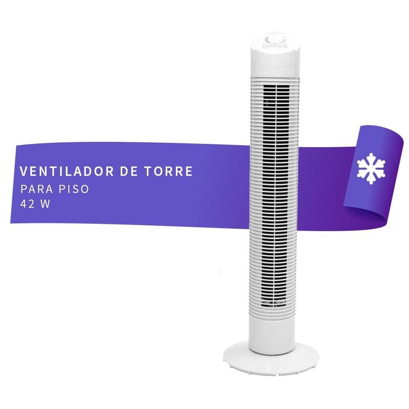 Ventilador torre iusa 36 42w 3vel timer image number null
