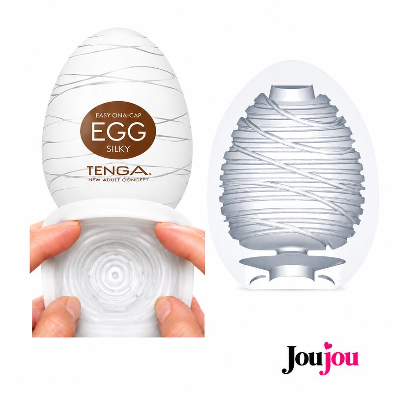 Egg Silky - Huevo Masturbador Textura Sedosa En... image number null