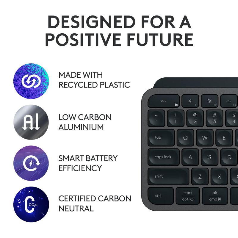 Teclado Inal&aacute;mbrico Logitech Mx Keys S Low Prof... image number null