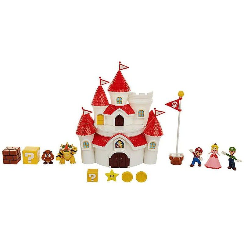 Pack Castillo Y Figuras Super Mario Bros Reino ... image number null