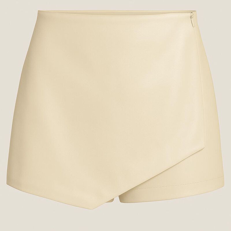 Falda Short vinipiel image number null