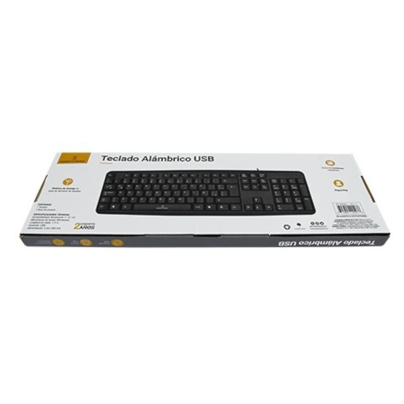 Teclado Alámbrico Perfect Choice PC-201038 Usb ... image number null