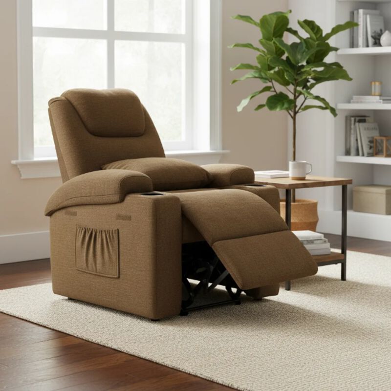 Sill&oacute;n Reclinable con calentador y masajeador image number null