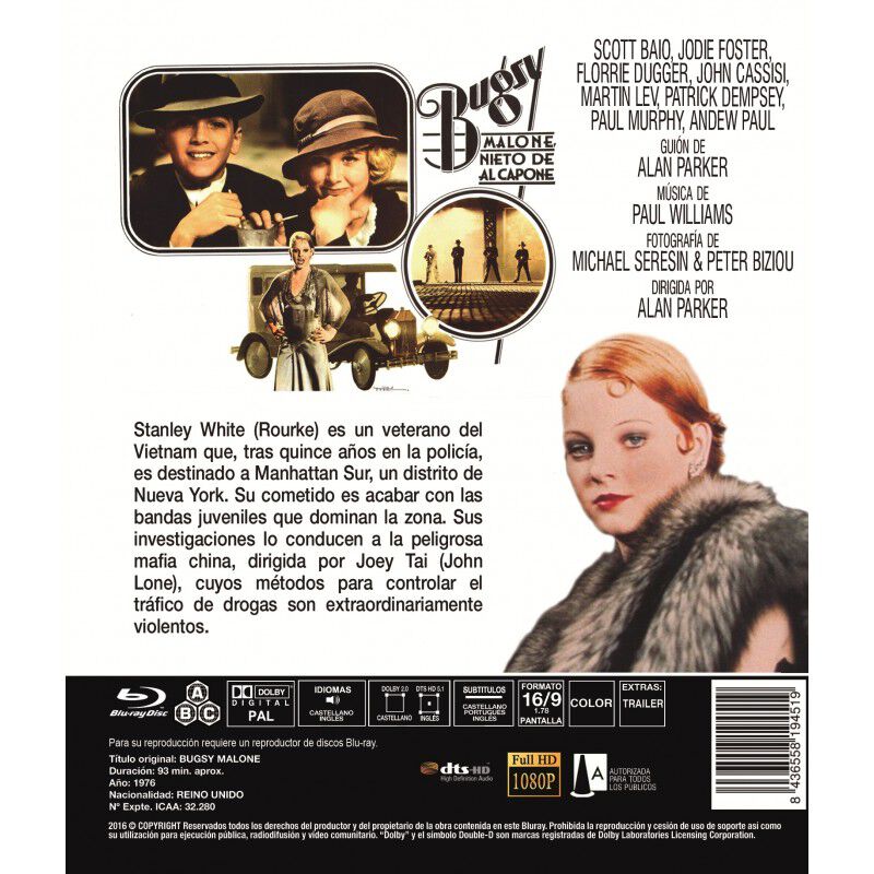 Bugsy Malone, Nieto De Al Capone [blu-ray] (197... image number null