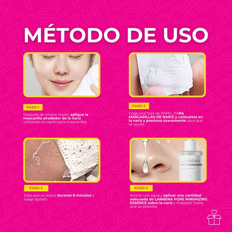 D&uacute;o de Cremas Faciales Lanbena con 60 Tiras par... image number null