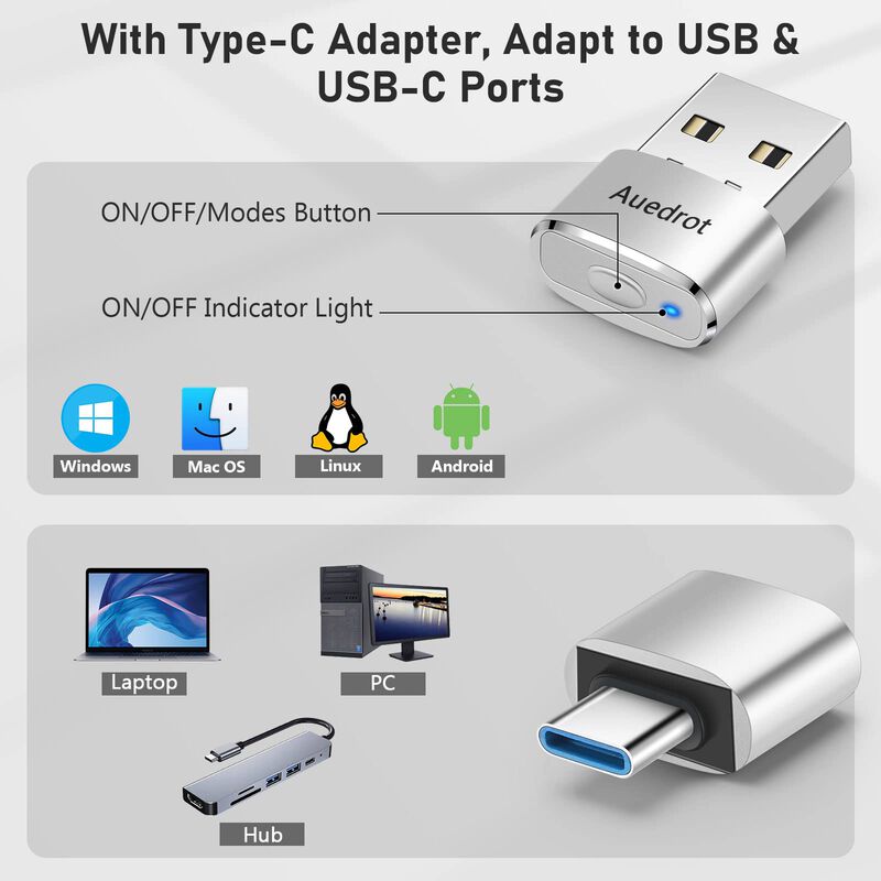Mover Rat&oacute;n Usb Con Bot&oacute;n De Interruptor, Minia... image number null