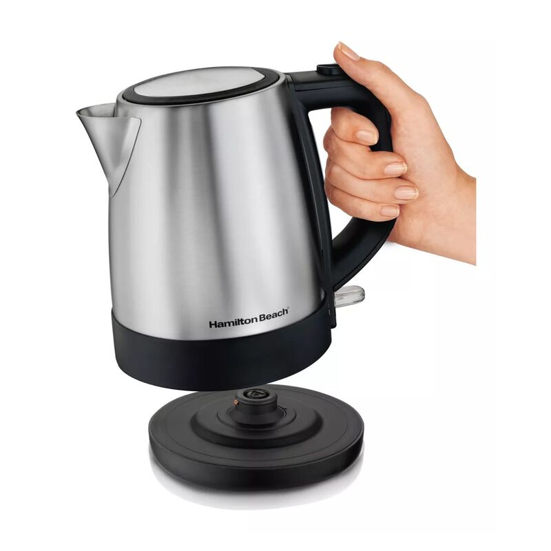 Tetera El&eacute;ctrica Hamilton Beach 40998 1L Platea... image number null