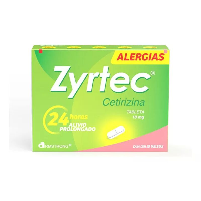 Zyrtec 20 Tabletas 10mg image number null