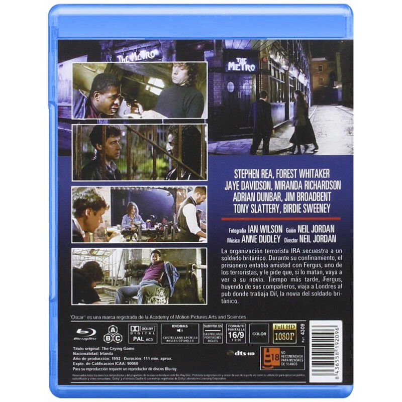 Juego De L&aacute;grimas Bdr 1992 The Crying Game [blu... image number null
