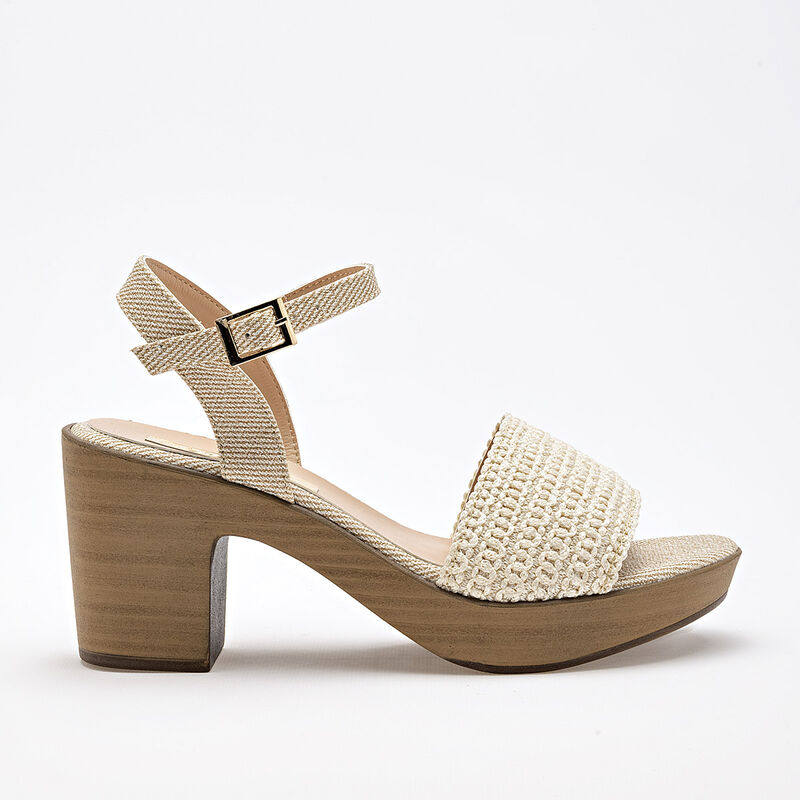 Moramora Sandalia Para Mujer Beige Cod 132563-e image number null