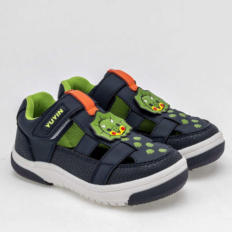 Yuyin Sandalia para niño marino verde image number null