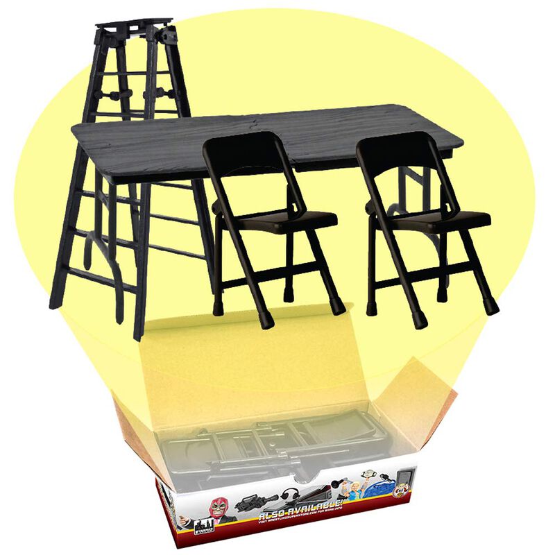 Escalera, Mesa Y Sillas Playset Figures Toy Com... image number null