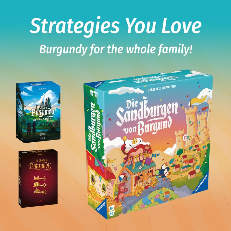 Juego De Mesa Ravensburger Sandcastles Of Burgu... image number null