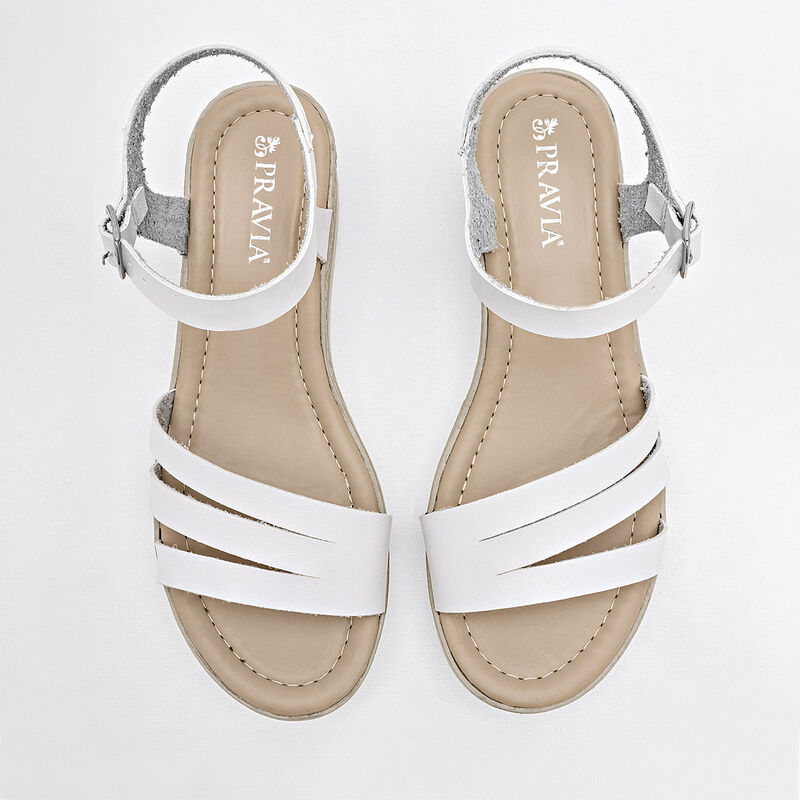 Pravia Sandalia para mujer blanco image number null