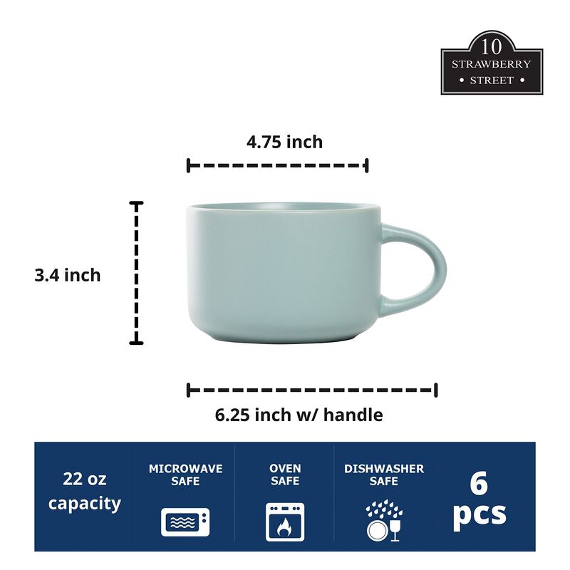 Taza 10 Strawberry Street 12 cm 620 ml Azul - P... image number null
