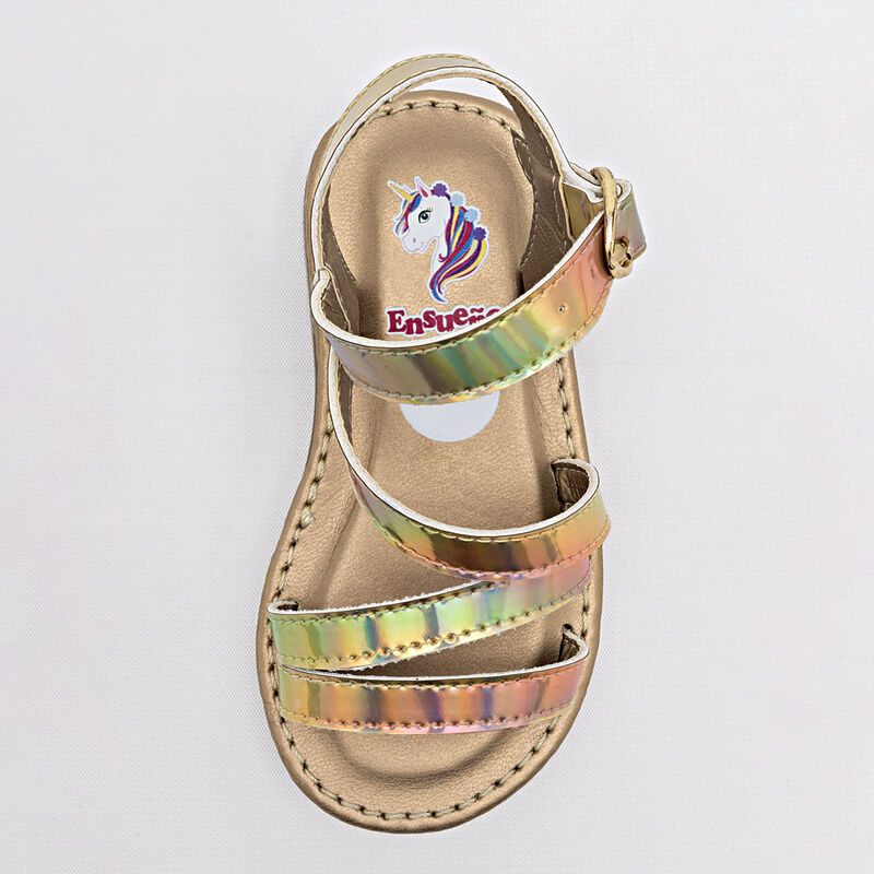 Ensue&ntilde;o Sandalia para beb&eacute; ni&ntilde;a dorado image number null