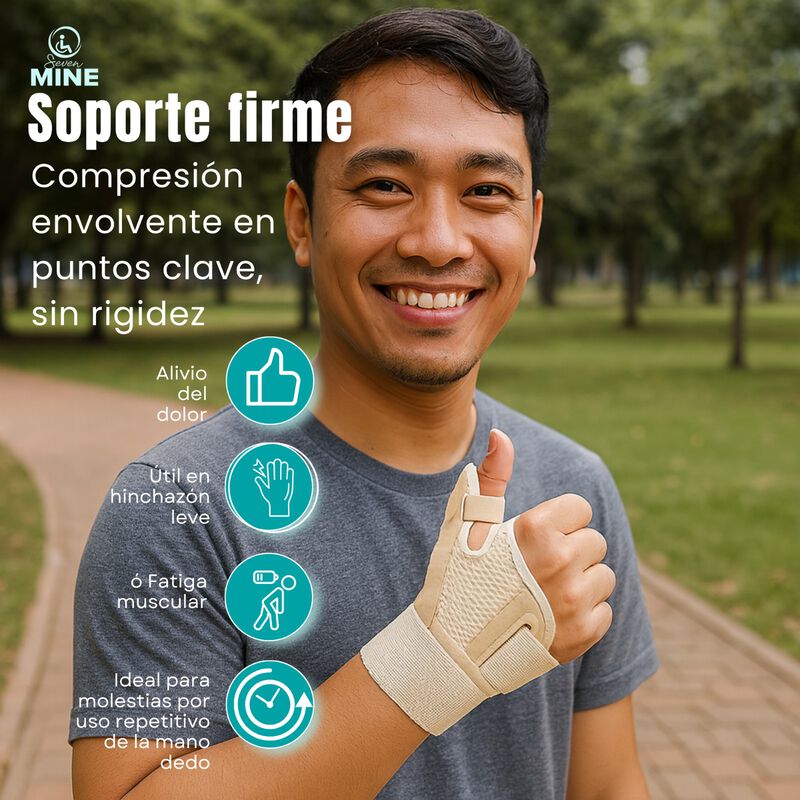 Mu&ntilde;equera Estabilizadora para Dedo Pulgar con D... image number null